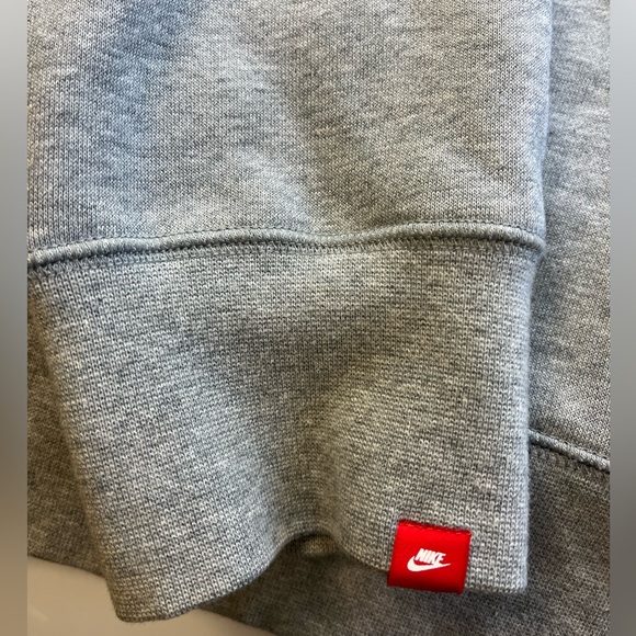 Nike pullover hoodie gray r42-5 - Picture 5 of 6
